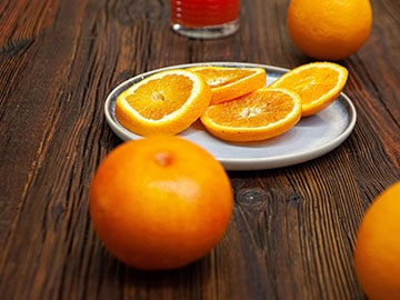 Halbblut Orange
